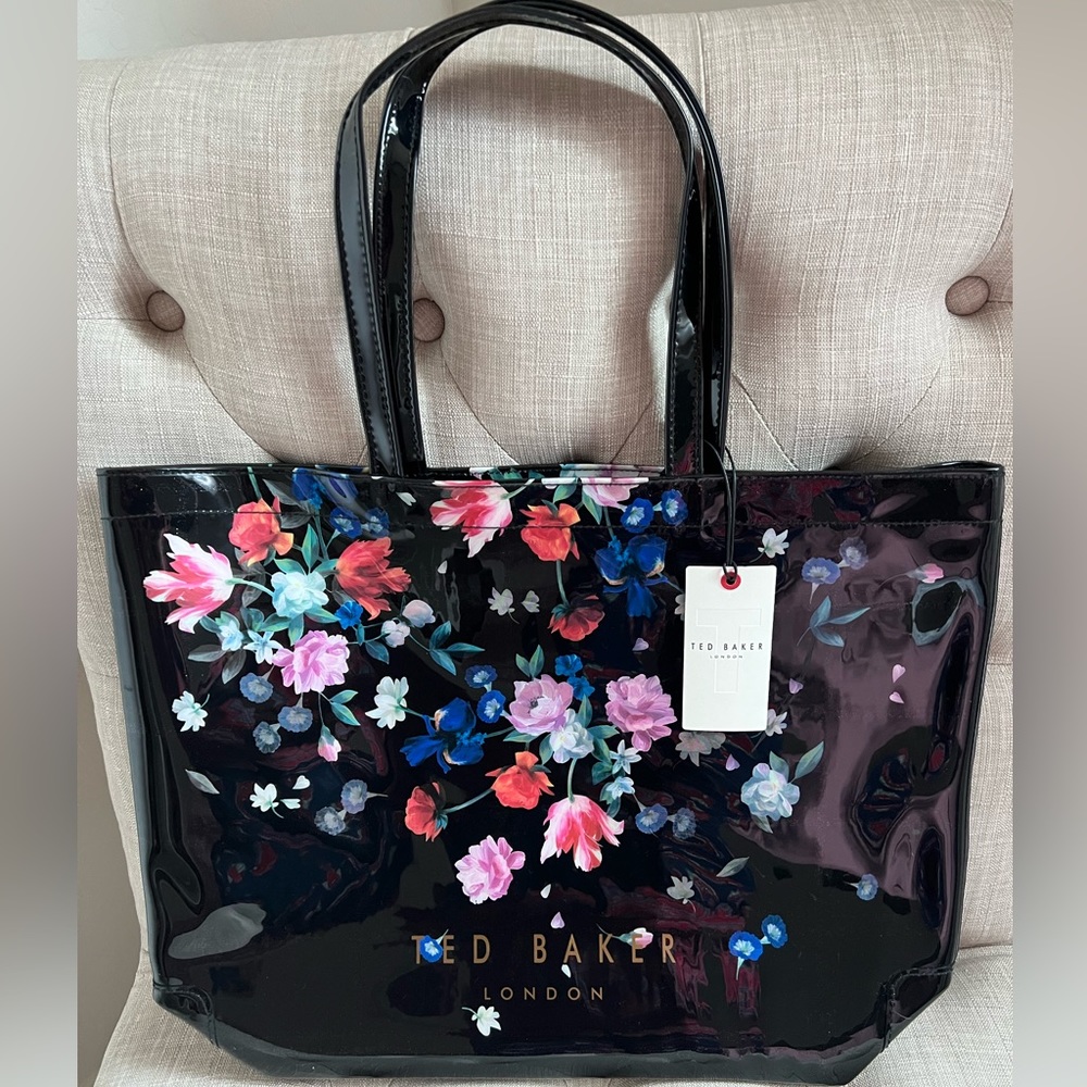 Beautiful Ted Baker vinyl bag with sparkle
